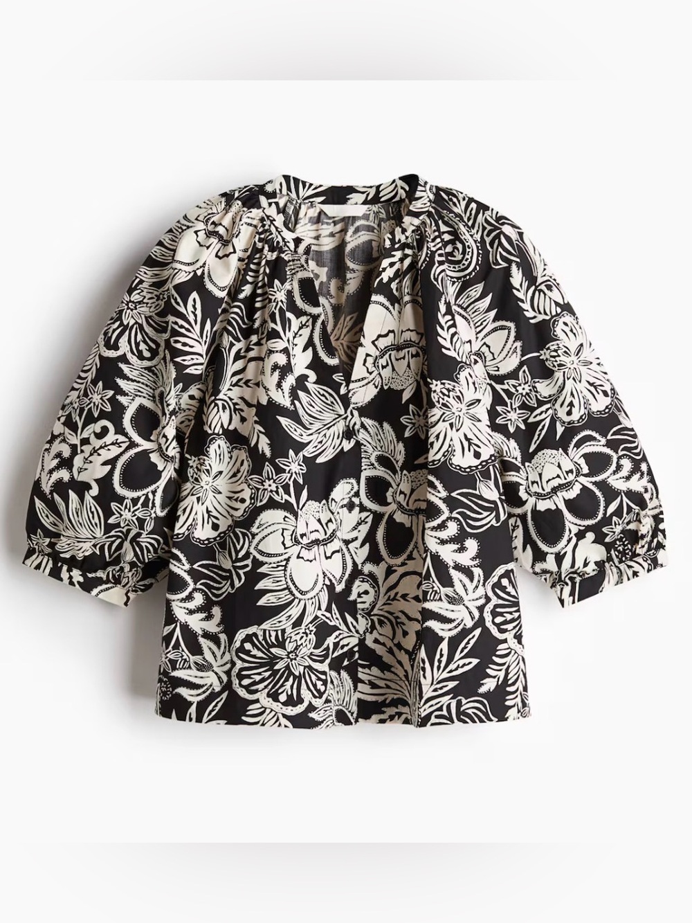 H&M Balloon Sleeve Poplin blouse